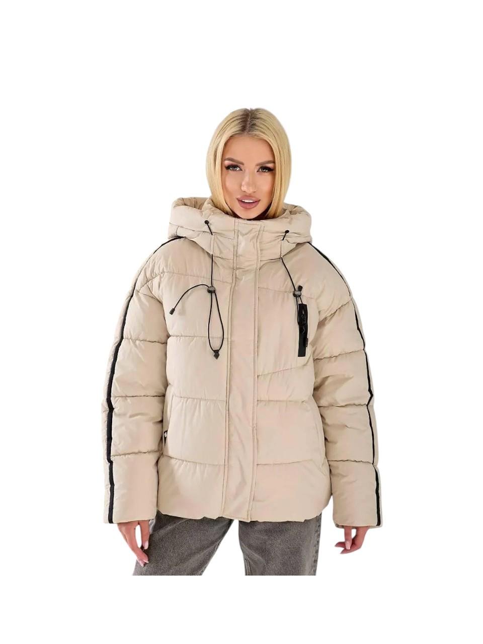 Куртка женская зимняя до -30°С S-M Бежевый (OV-8169BE-S-M)