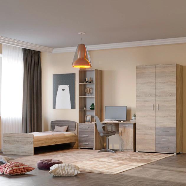 Спальня дитяча Еверест Бриз-3 Дуб сонома/Трюфель (ЕВ20476) - фото 2 Спальня дитяча Еверест Бриз-3 Дуб сонома/Трюфель (ЕВ20476) - фото 2