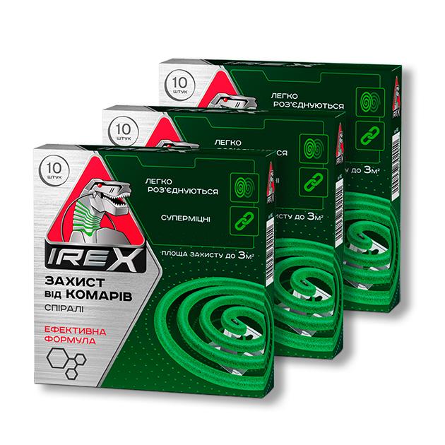 Спіралі від комарів IREX сет 3 шт. по 10 (32710332)