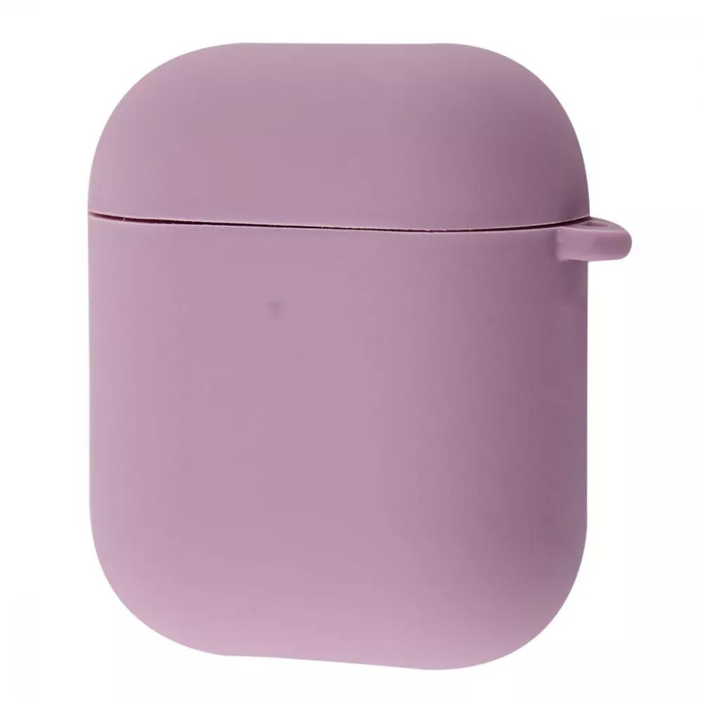 Чехол для наушников Silicone Case Full for AirPods 1/2 Black currant (589117)