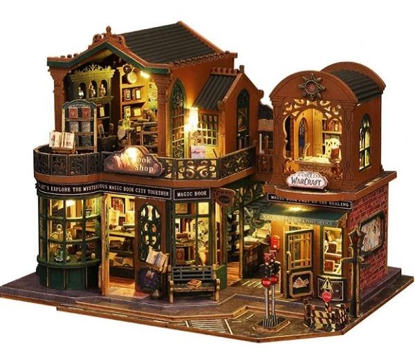 Конструктор DIY World of Warcraft Twilight Book Mall Кукольный дом (2104619241)