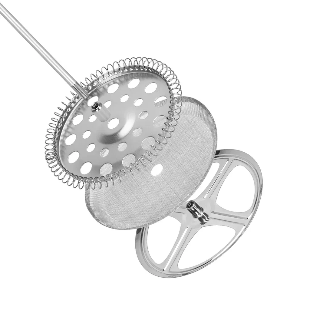 Френч-прес з поршнем Fissman Affogato 13,5x9x18,5 см 600 мл з боросилікатного скла (9117) - фото 4