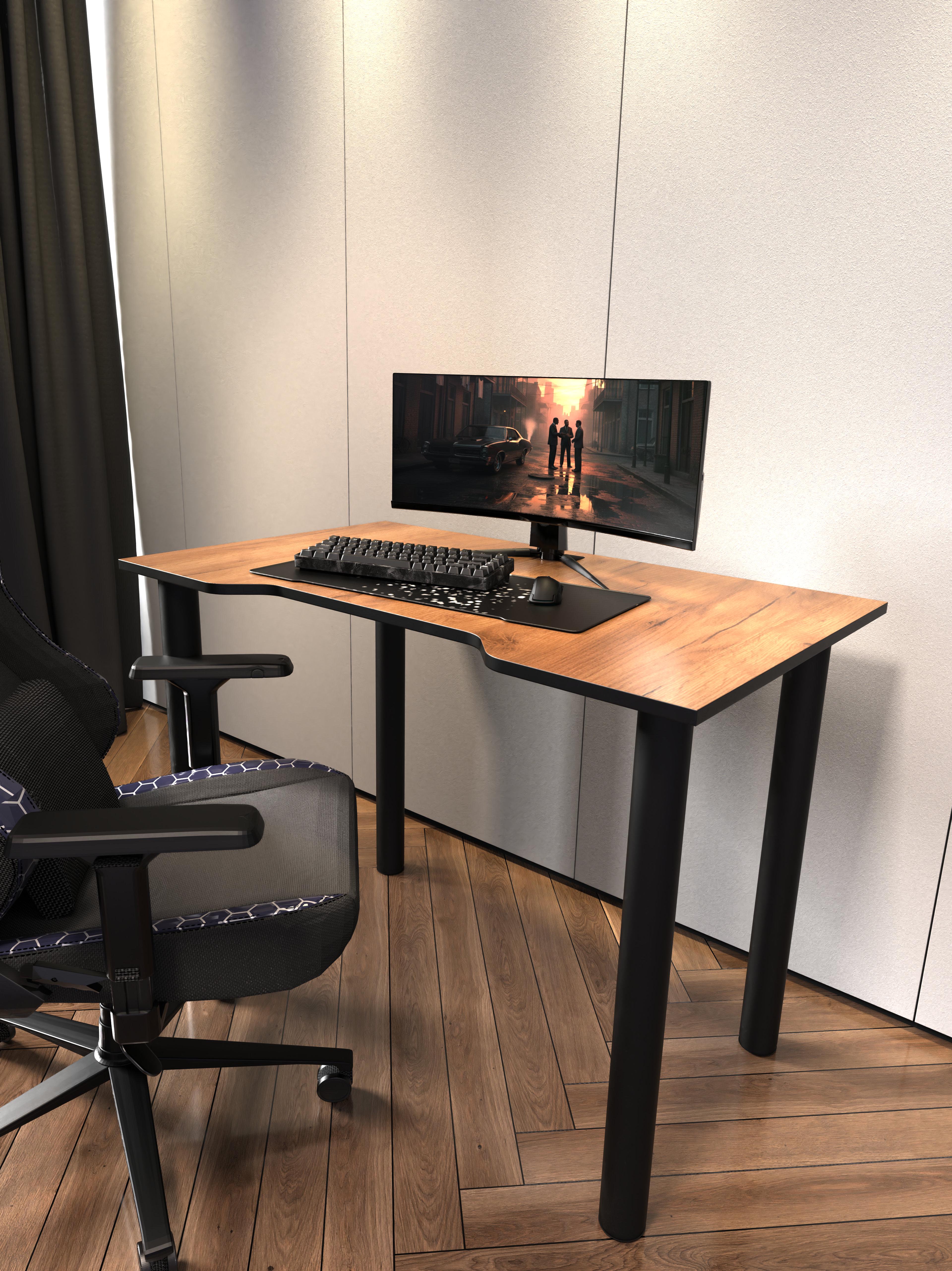 Геймерский компьютерный стол X GAMING 100х60 см Дуб аппалачи (NA73)