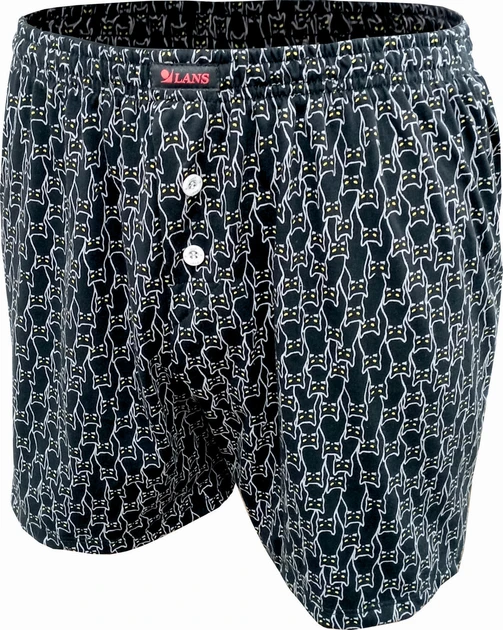 Труси сімейні чоловічі LANS L01/041k з принтом 3XL Чорний