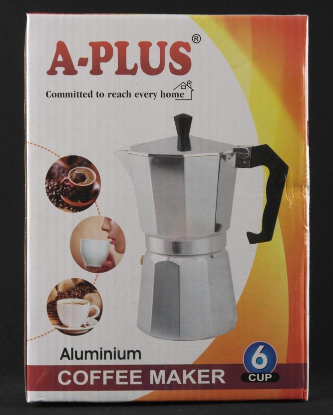 Кофеварка A-Plus 2082 алюминий (DR001317) - фото 2 Кофеварка A-Plus 2082 алюминий (DR001317) - фото 2