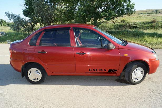 Смуги на авто 3D Tuning Studio ВАЗ ЛАДА КАЛИНА 600х70х0,060 мм 2 шт. (10085)