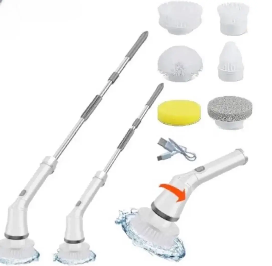 Аккумуляторная щетка для уборки и 6 насадок (AND849) - фото 2 Аккумуляторная щетка для уборки и 6 насадок (AND849) - фото 2