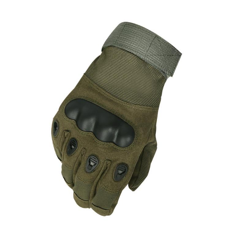 Перчатки Lesko E001 полнопалые XL Army Green - фото 2