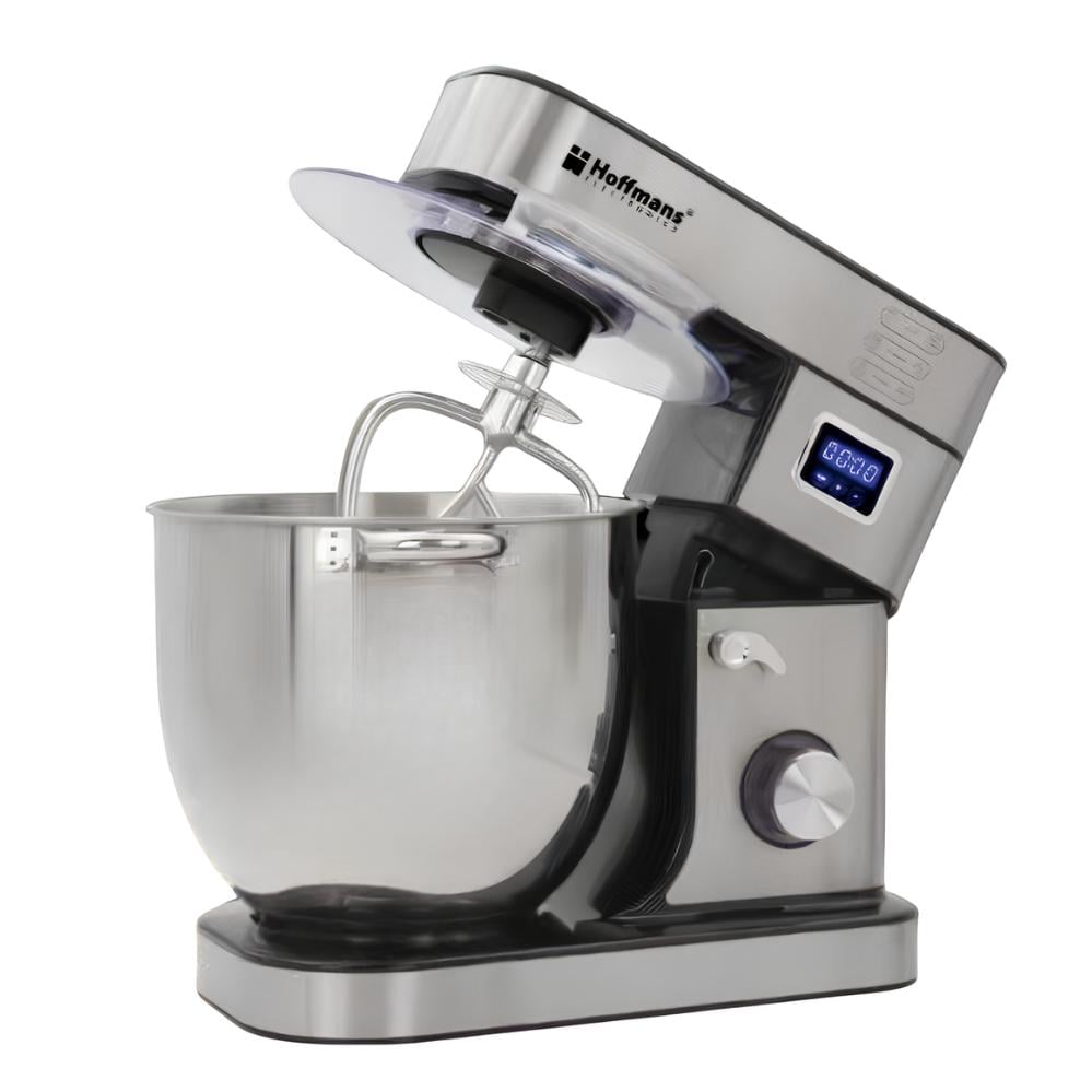 Миксер-тестомес планетарный Hoffmans HM-8082 2000W с 3 насадками 15 л (120.1861)