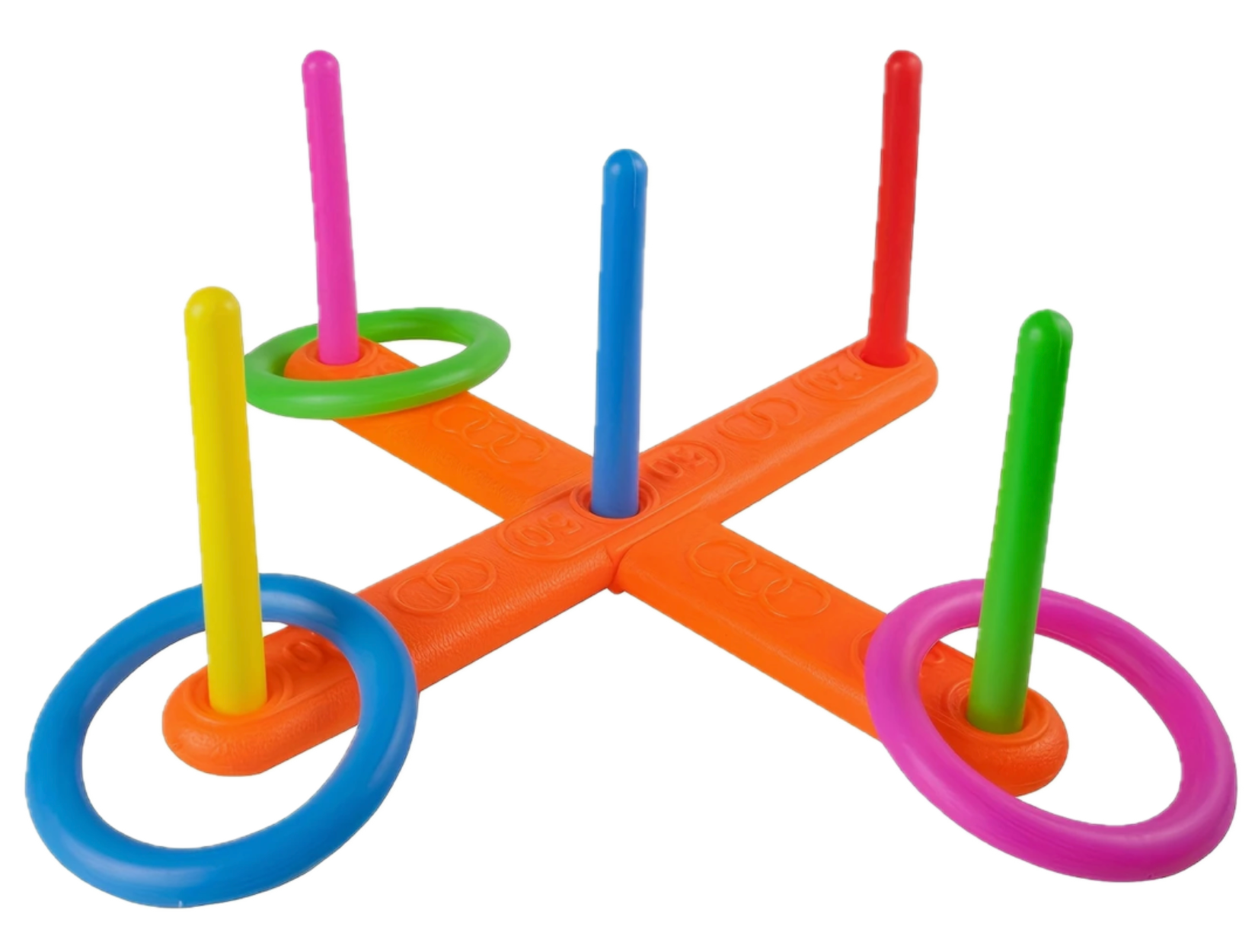 Дитячий ігровий набір для метання кілець Різнокольоровий (28153714)