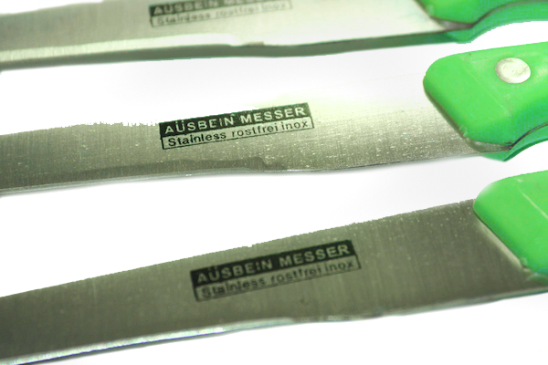 Набор ножей кухонные 3 шт. Зеленый - фото 3 Набор ножей кухонные 3 шт. Зеленый - фото 3