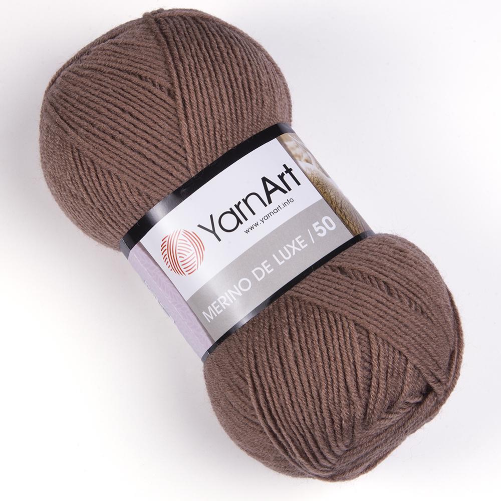 Пряжа YarnArt Merino De Luxe 514 мокко (6063)