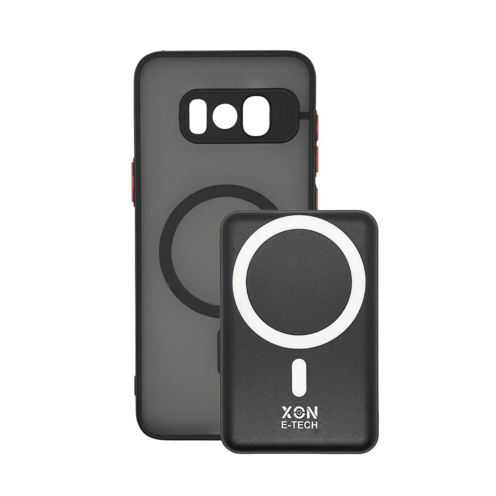 Чехол с беспроводной батареей XON 5000 mAh для Samsung S8 Plus BatteryCase Черный (195003142)