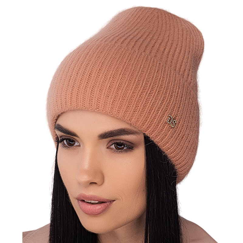 Шапка ангорова жіноча Leks Конфетті one size Горіховий - фото 1 Шапка ангорова жіноча Leks Конфетті one size Горіховий - фото 1