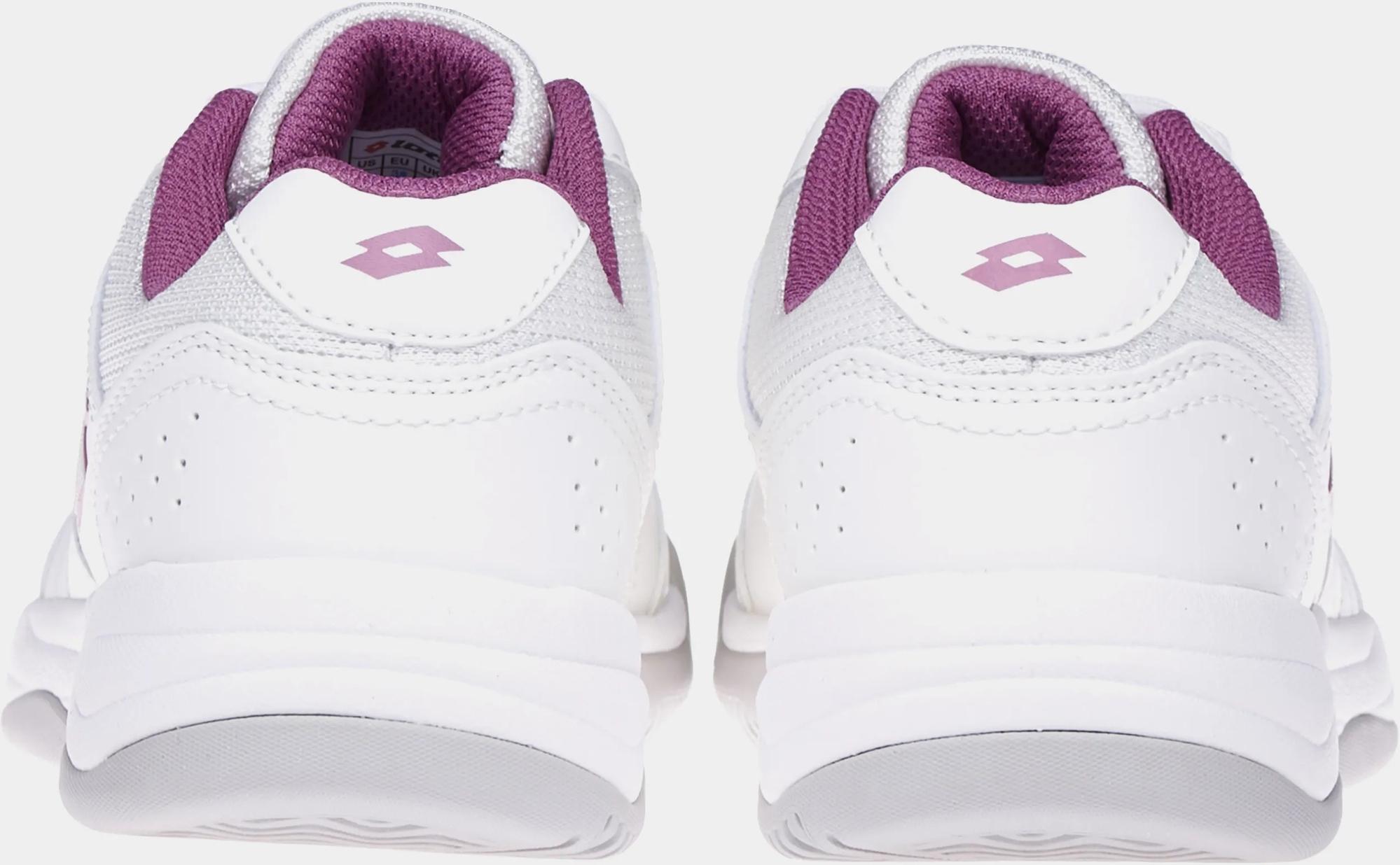 Кроссовки женские Lotto COURT LOGO AMF XX W 220655/BQA р. 40 Бело-фиолетовый (48127-168) - фото 5