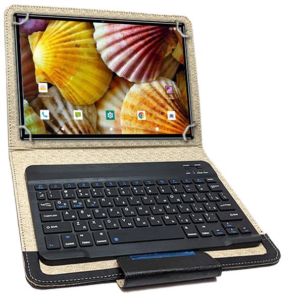 Планшет-телефон Adronix Elit Tab 10 LTE 4/32 DUAL SIM 10,1" IPS Green с чехлом с Bluetooth клавиатурой (24380821)