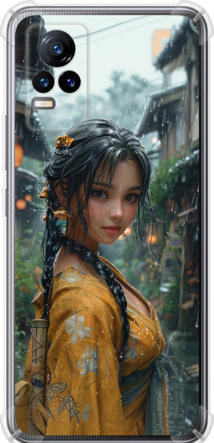 Чехол на Vivo V21E Anime-girl (6133sp-2375-42517)