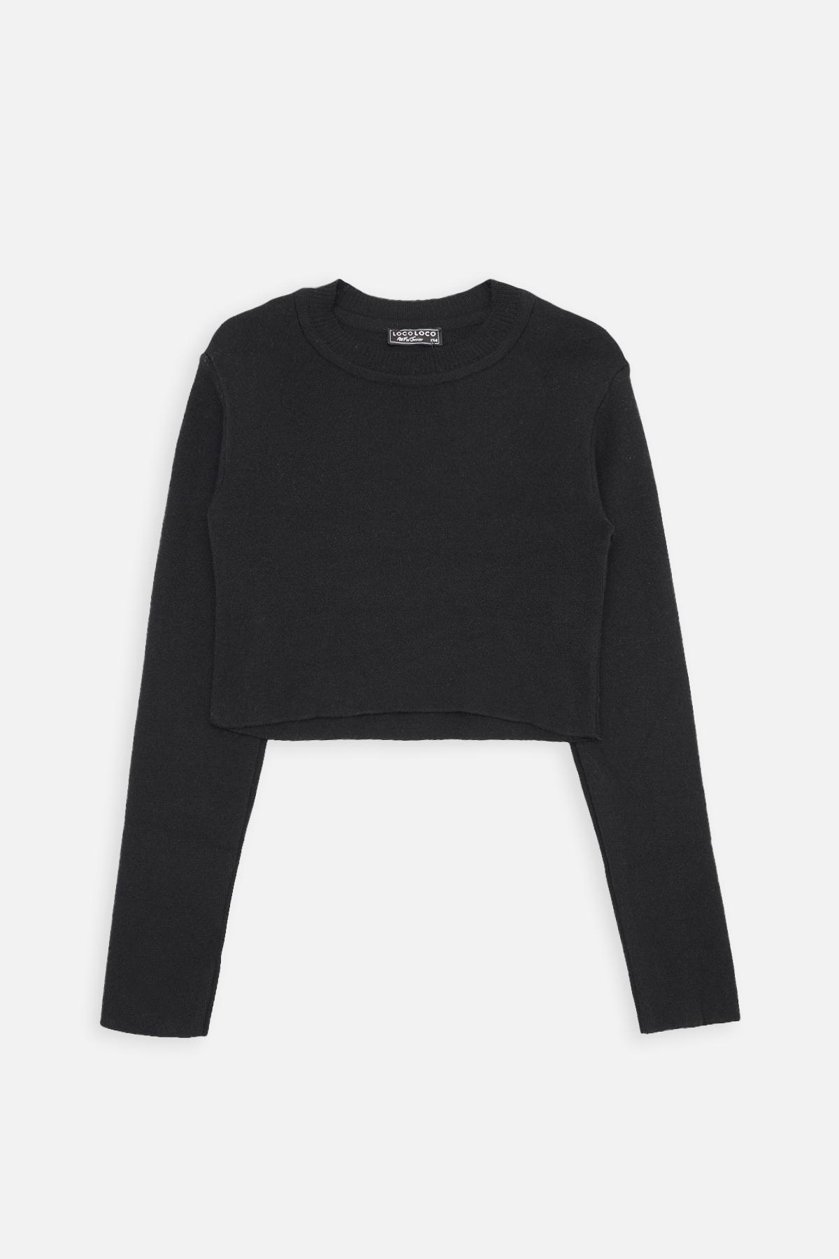 Джемпер для девочки 164 см Черный (SKT001021990)