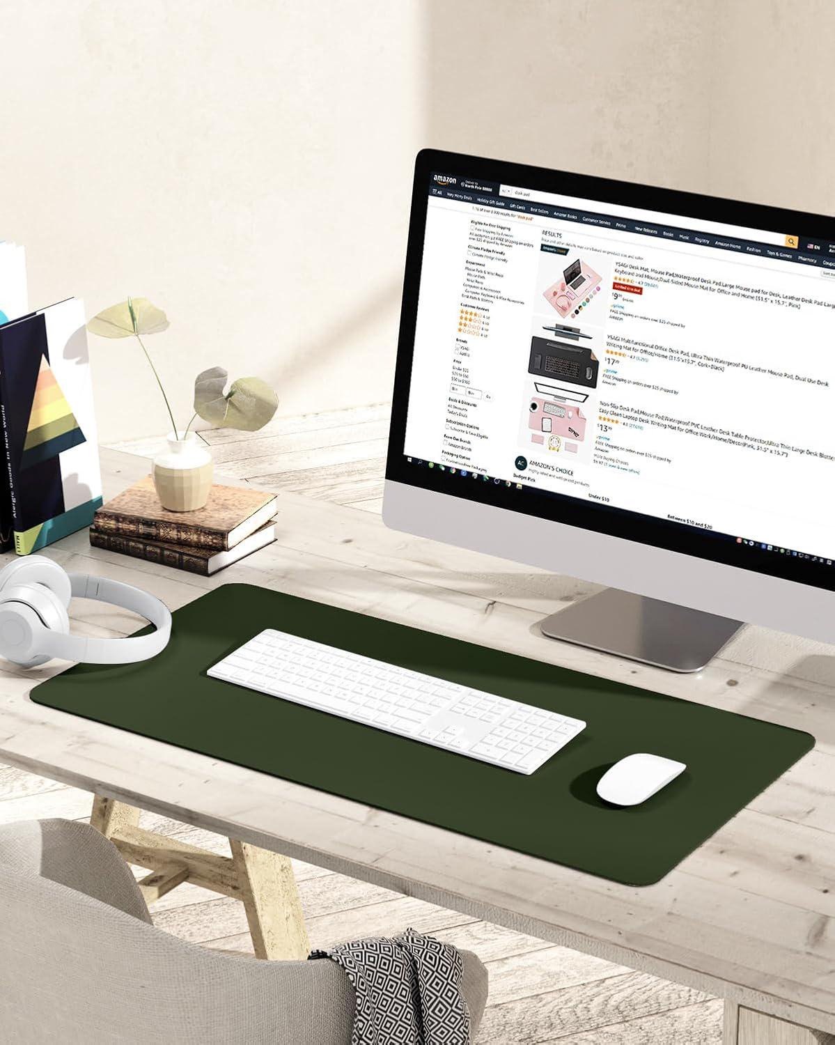 Килимок для мишки Desk Mat Ultra Slim 900x400x1.8 мм Dark Green/Dark Blue (20300) - фото 3 Килимок для мишки Desk Mat Ultra Slim 900x400x1.8 мм Dark Green/Dark Blue (20300) - фото 3