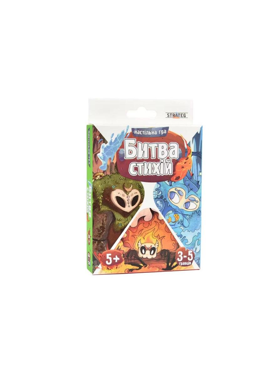 Настольная карточная игра Стратег Битва стихий (30475)