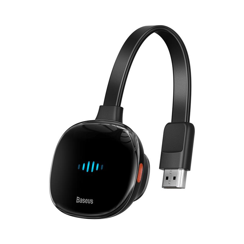 HDMI адаптер Baseus Meteorite Shimmer wireless display adapter 5V/2A Black - фото 1