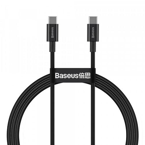 Кабель Baseus USB 2.0 Type-C M-M CATYS-B01 1 м 20V/5A 100W Dynamic Series Черный (11011728)