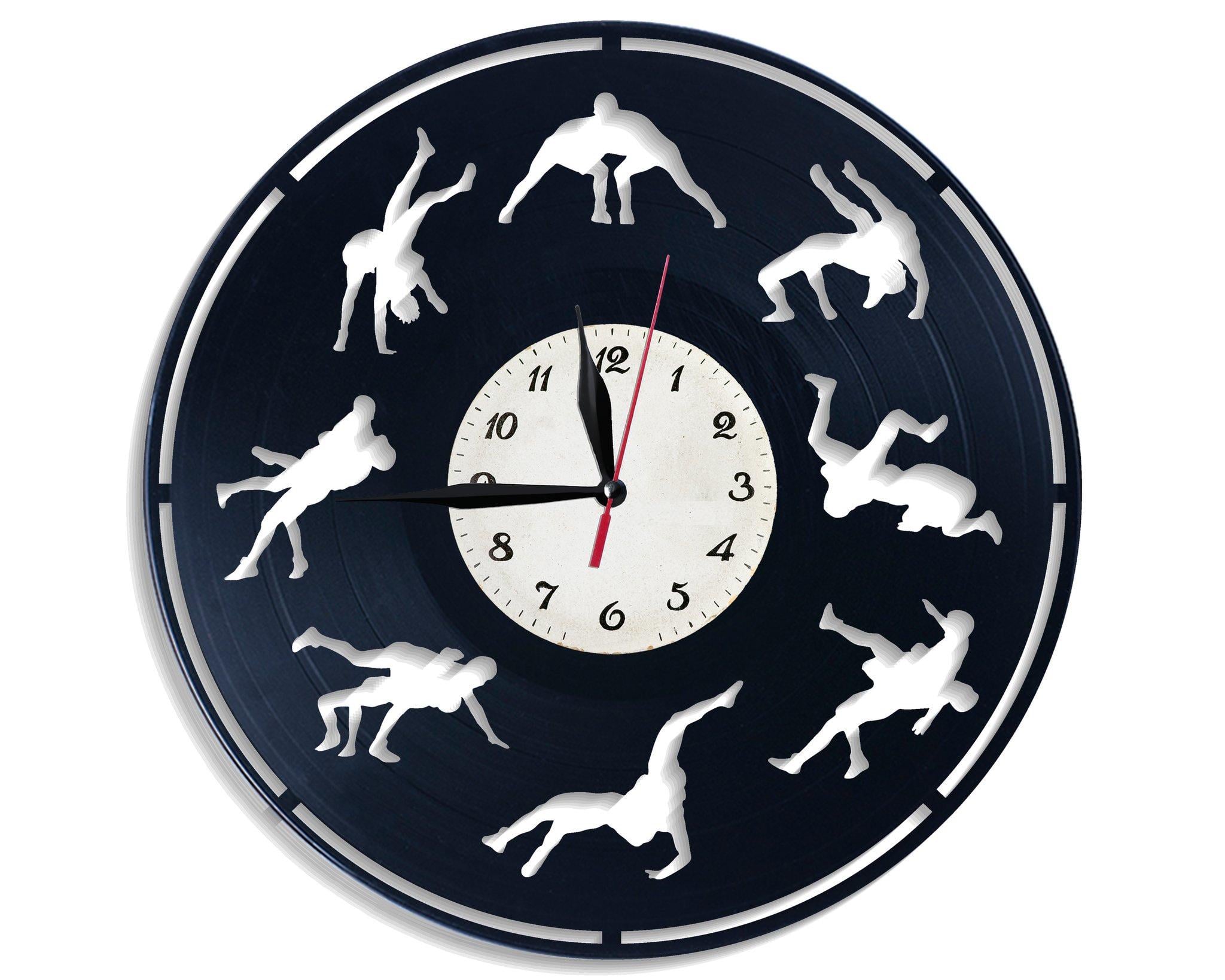 Часы настенные Борьба 2901 из виниловой пластинки