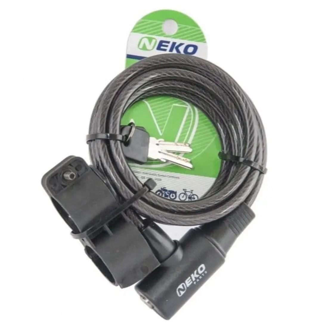 Замок Neko 505-12 спираль ключ 12х1800 мм (1052-NK-505-12)