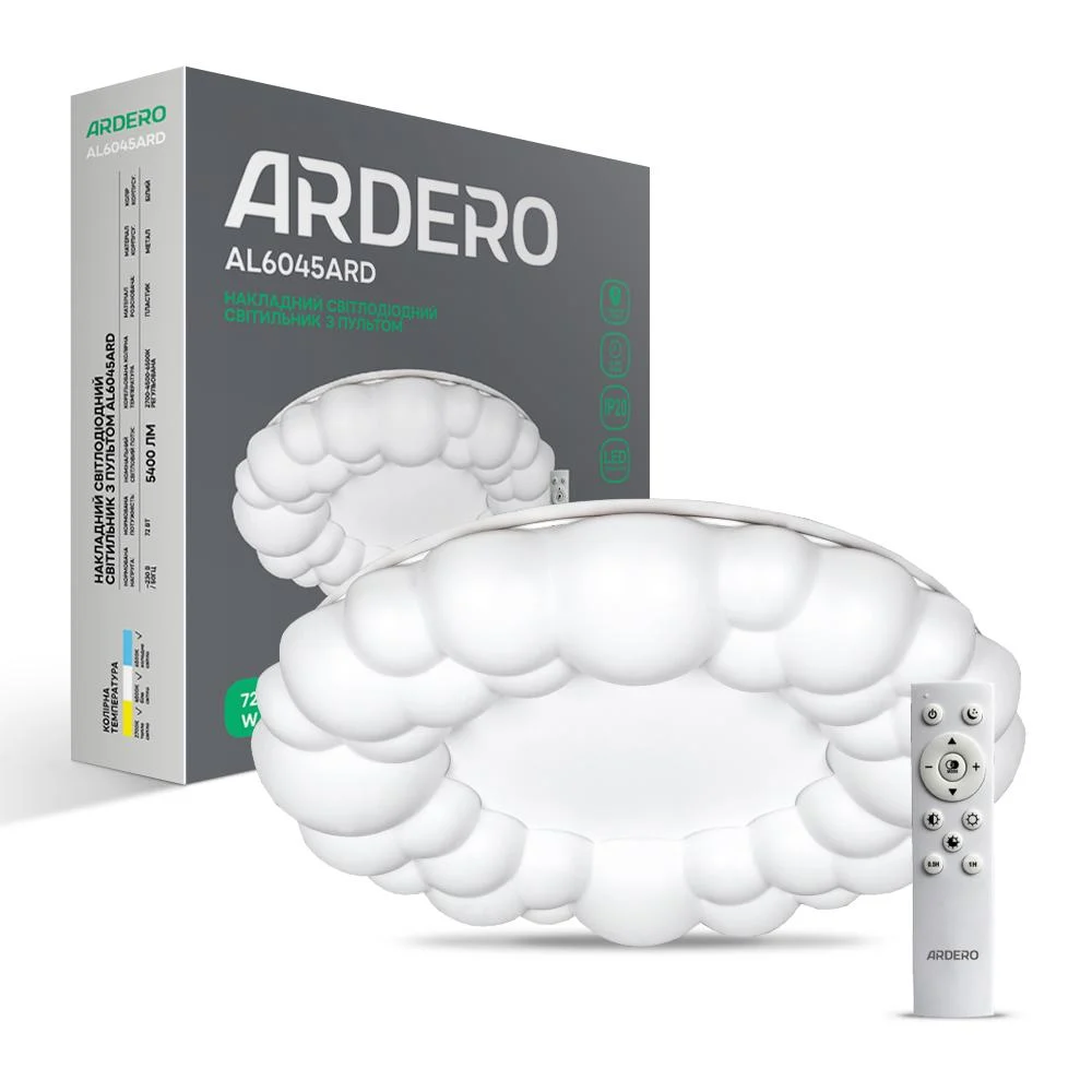 Світильник світлодіодний ARDERO Aster AL6045ARD 72W