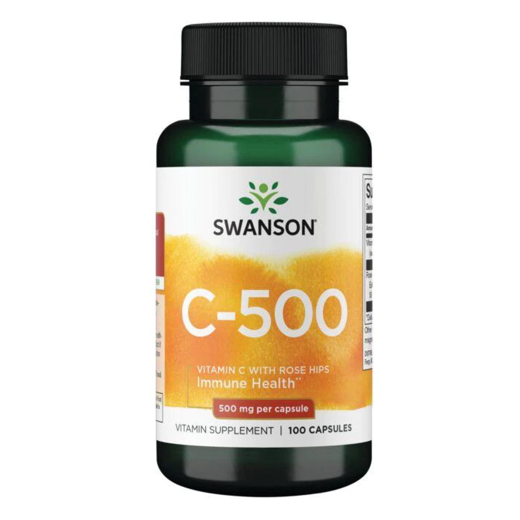 Витамин Vitamin C with Rose Hips 500мг 100 капс. (100-82-2139339-20)
