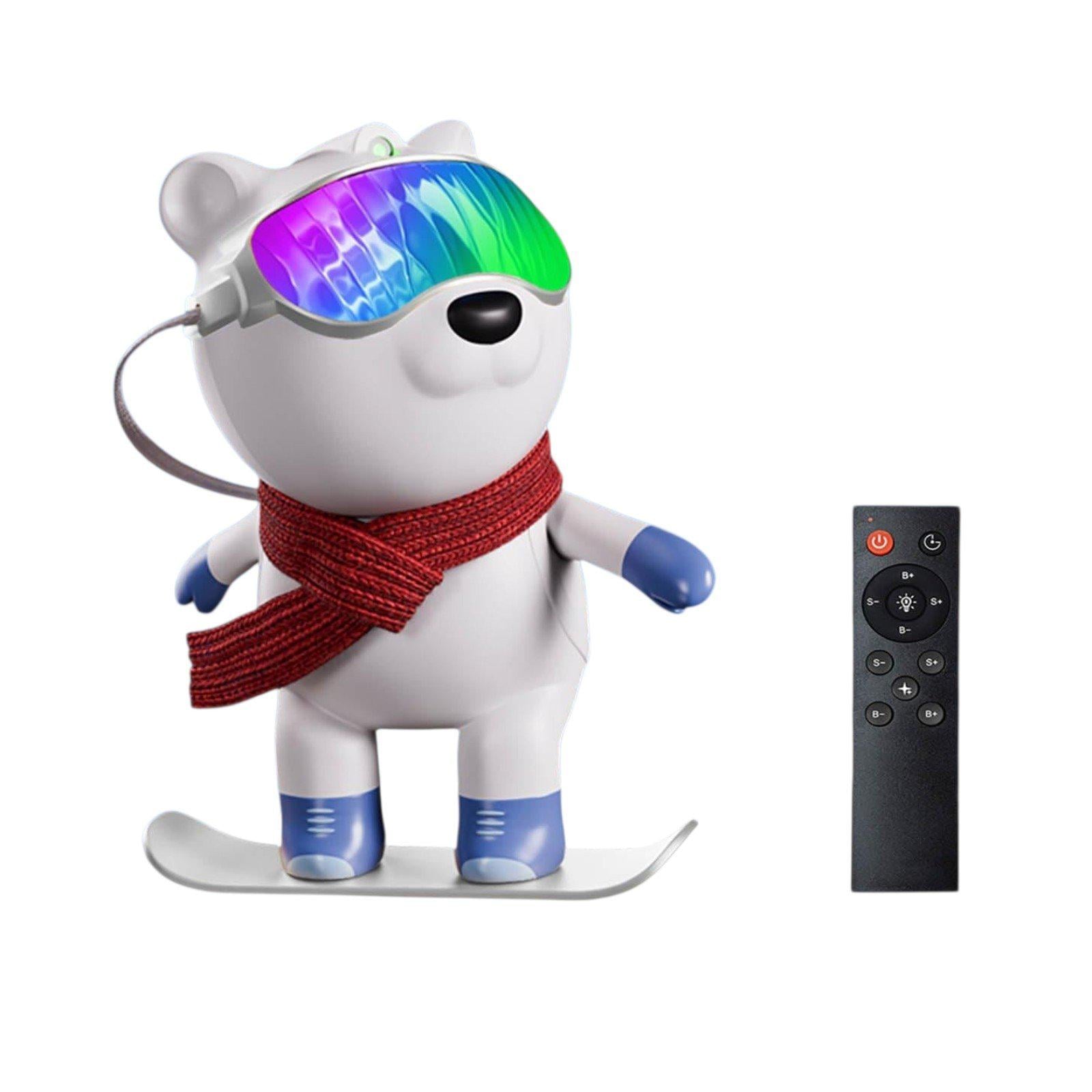 Проектор ночного неба Vibelum Ray Bear Galaxy Light Aurora с пультом ДУ и таймером Белый Проектор ночного неба Vibelum Ray Bear Galaxy Light Aurora с пультом ДУ и таймером Белый