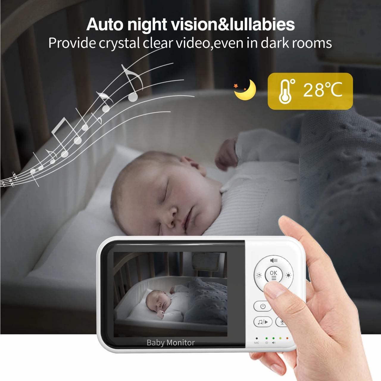 Відеоняня Baby Monitor MC632A з нічним баченням та двостороннім аудіо (26389527) - фото 3 Відеоняня Baby Monitor MC632A з нічним баченням та двостороннім аудіо (26389527) - фото 3