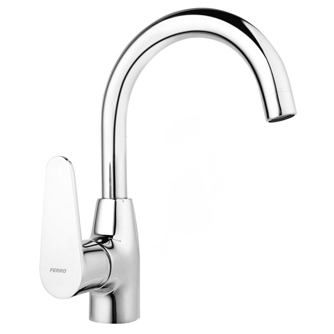 Смеситель для умывальника Ferro Algeo BAG2A однорычажный Хром (175046)