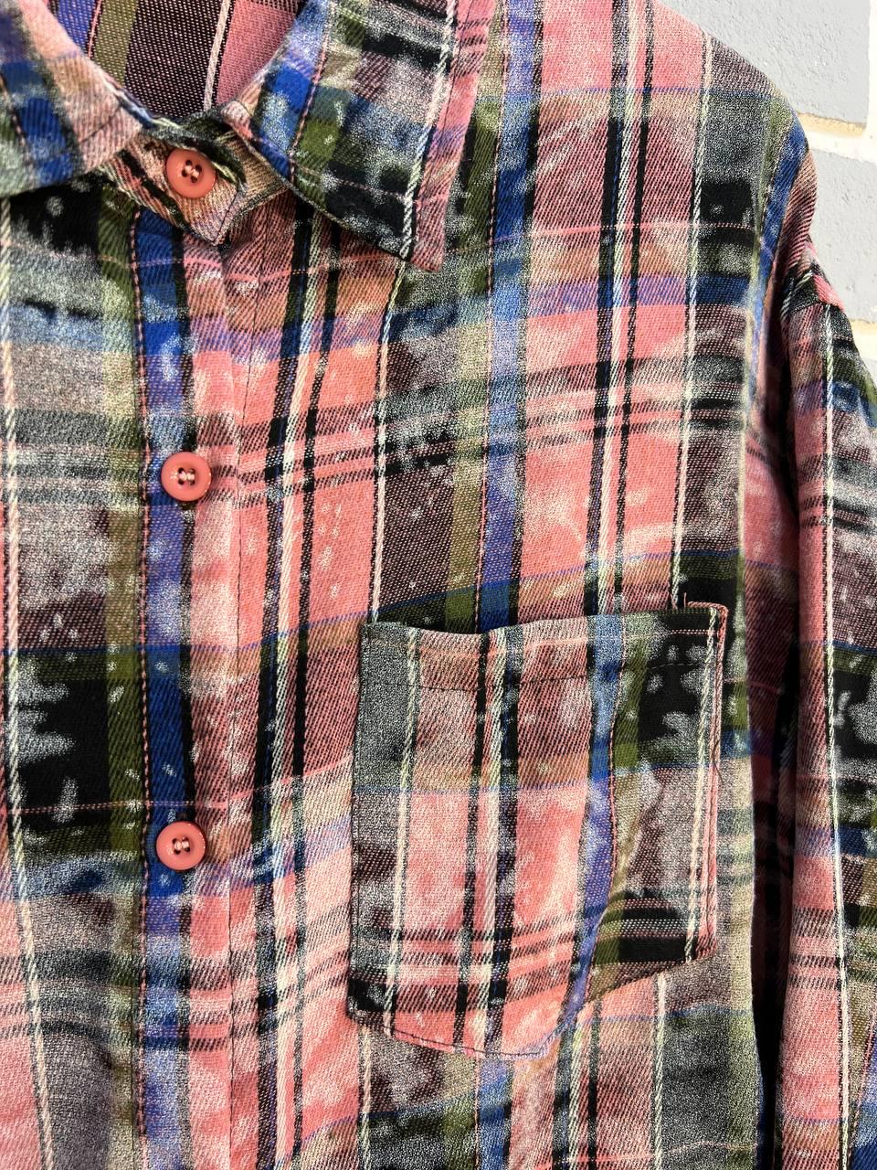 Сорочка жіноча A-N 2775 картата варена в клітинку оверсайз коттон OS Рожевий (2906) - фото 7 Сорочка жіноча A-N 2775 картата варена в клітинку оверсайз коттон OS Рожевий (2906) - фото 7