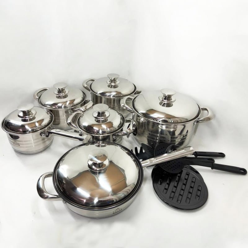 Набор посуды ASTRA A-2518 из нержавеющей стали 18 шт. (tf4521) - фото 6 Набор посуды ASTRA A-2518 из нержавеющей стали 18 шт. (tf4521) - фото 6