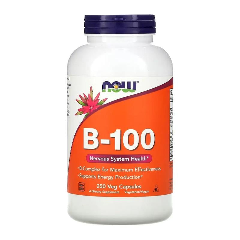 Комплекс витаминов группы B NOW B-100 250 капс. (09305-01) Комплекс витаминов группы B NOW B-100 250 капс. (09305-01)