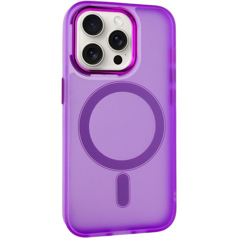 Протиударний Чохол TPU+PC Lily with MagSafe для Apple iPhone 13 Pro Max (6.7") Purple