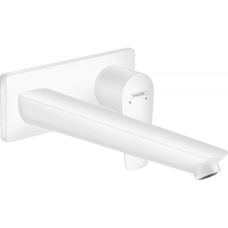 Смеситель для раковины скрытый Hansgrohe Talis E 225 латунь Белый матовый (71734700)