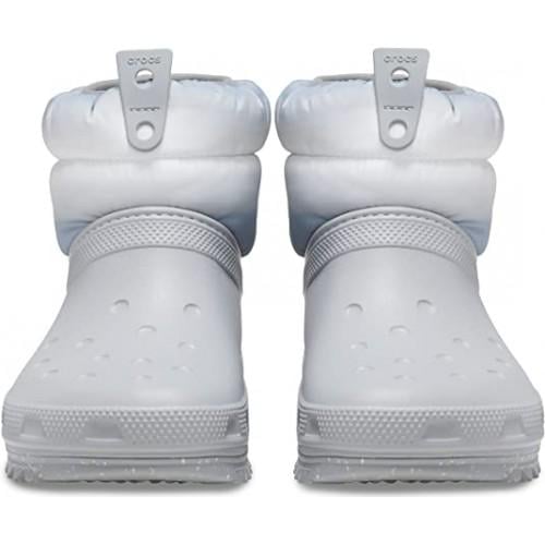 Дутики женские Crocs Winter Puff Boot M7W9 р. 39 25,5 см Light Grey/White (207311) - фото 4