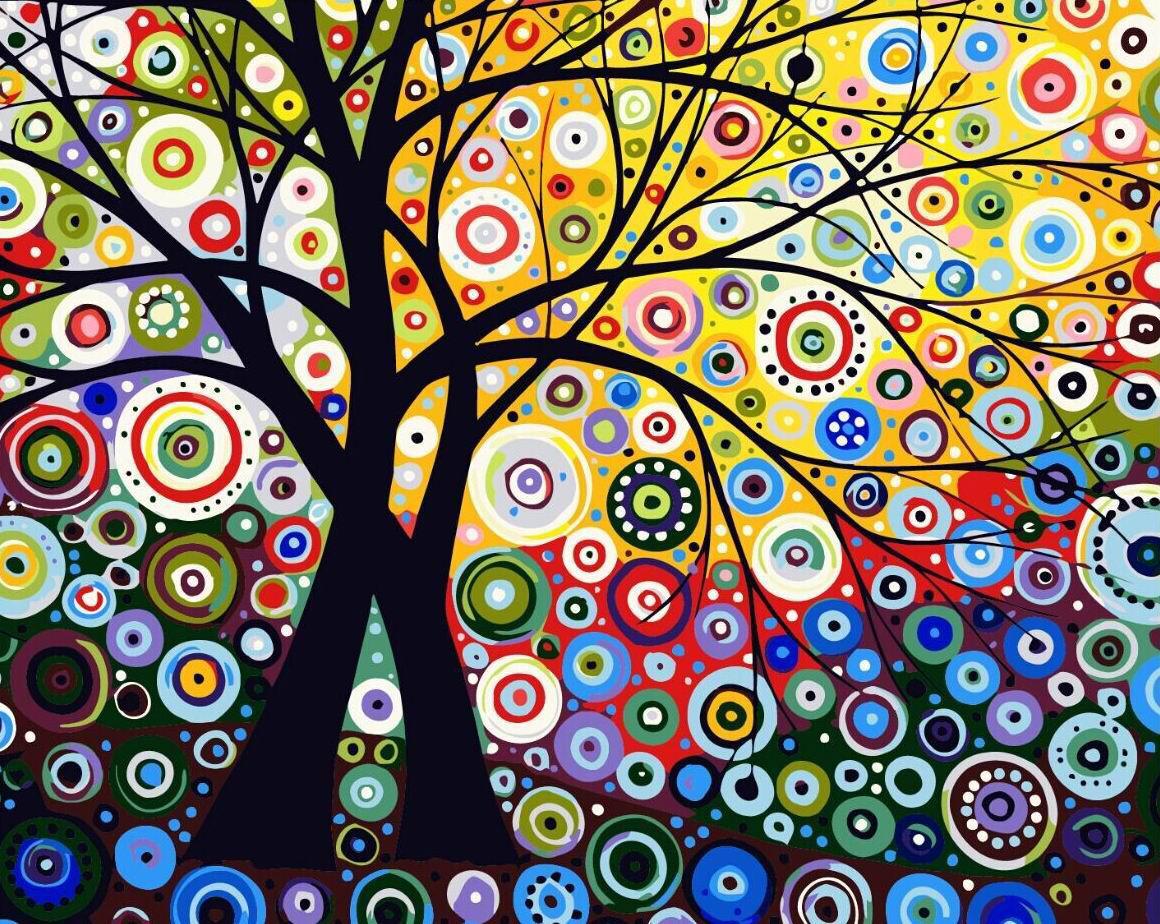 Картина по номерам Brushme Дерево гармонии 40x50 см (BK-GX6962)