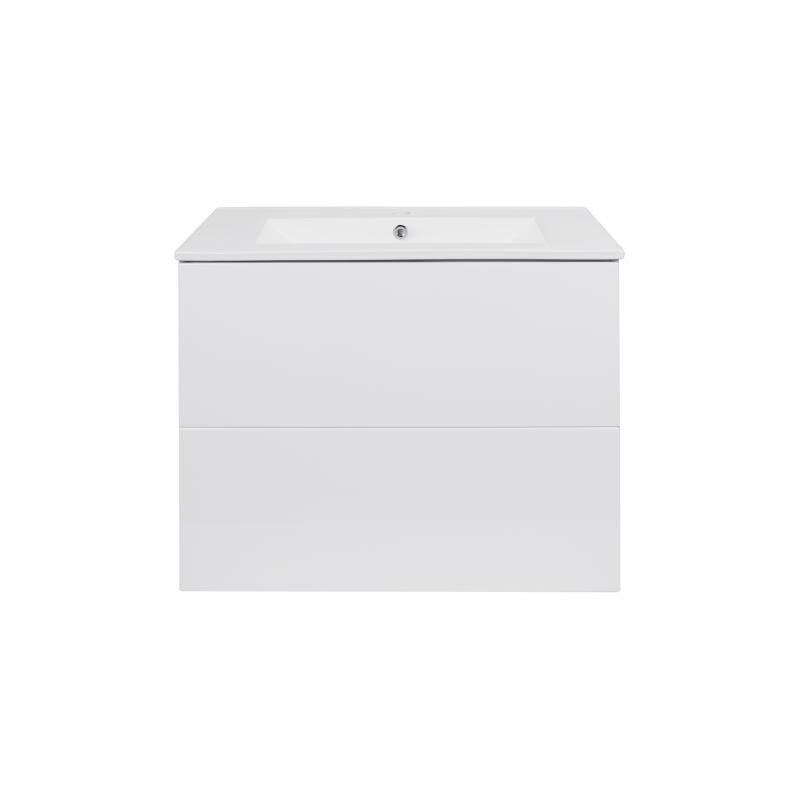 Комплект Q-tap Tern тумба подвесная/раковина врезная White (QT1772TPL7013070CW)