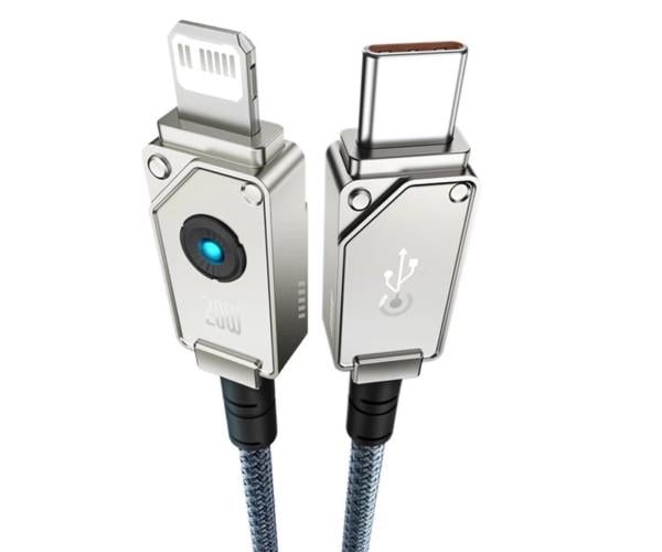 Кабель Data BASEUS Unbreakable Series Fast Charging Type-C-Lightning 20W 2 м Stellar White (06P10355803221-01) - фото 4