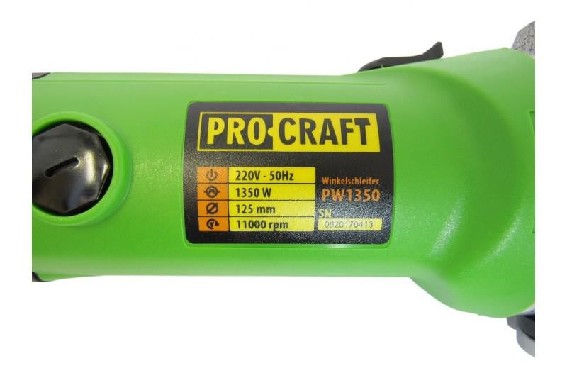 Болгарка Procraft PW1350 - фото 13