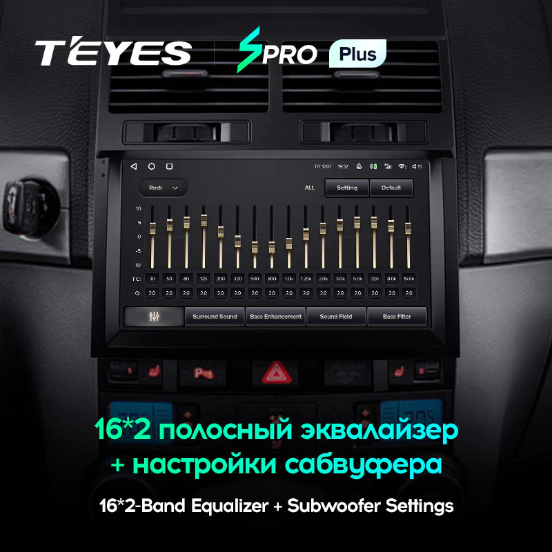 Автомагнітола штатна Teyes SPRO Plus для Volkswagen Touareg GP 2002-2010 Android SPRO PLUS 4+64G Wi-Fi/4G (1714622783) - фото 3