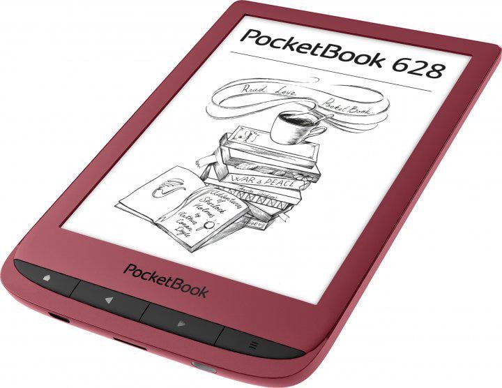 Книга електронна PocketBook 628 Touch Lux 5 Ruby Red (PB628-R-CIS/PB628-R-WW)