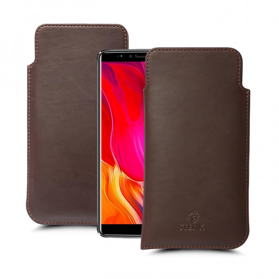 Футляр Stenk Elegance для Oukitel K8 Коричневый (63388)