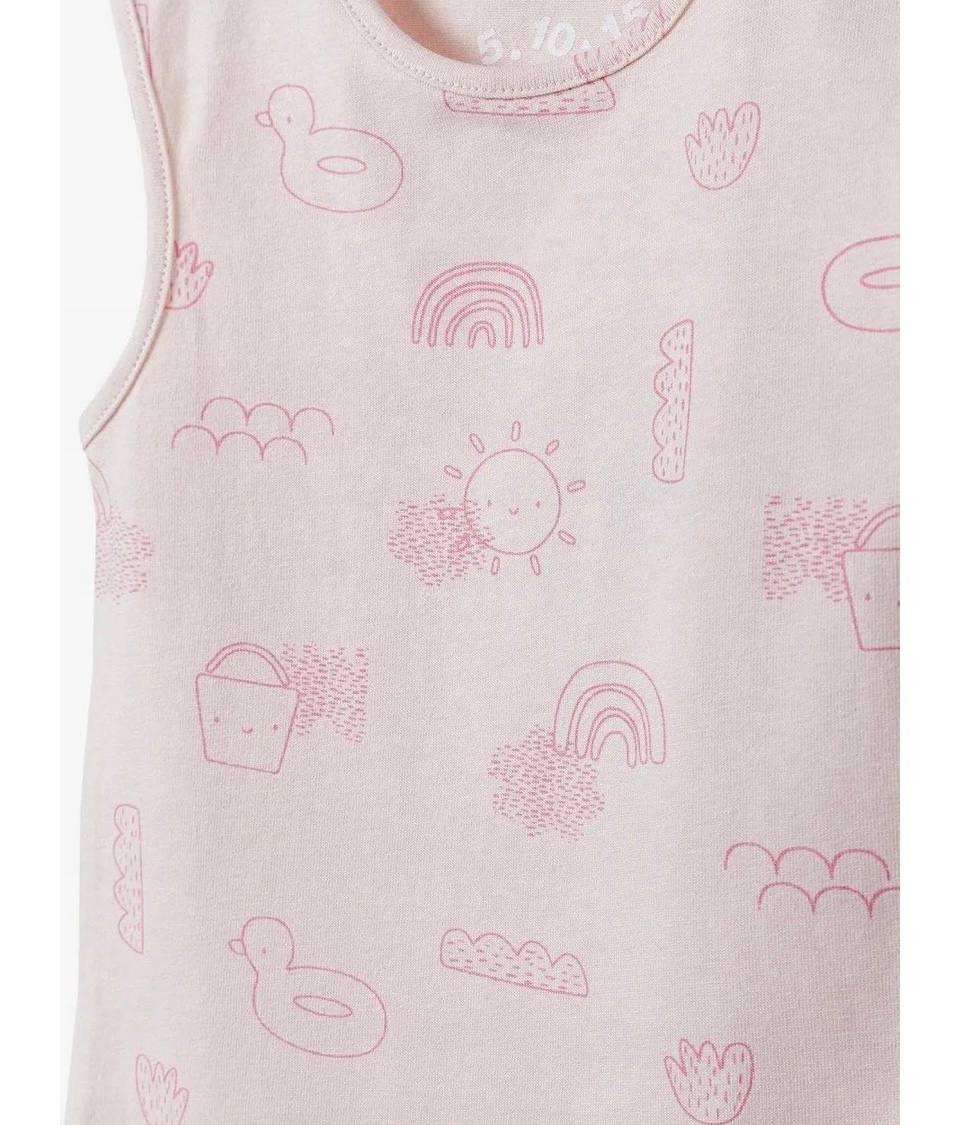 Боді дитяче без рукавів 5.10.15 56 см Рожевий (6T4232) - фото 2 Боді дитяче без рукавів 5.10.15 56 см Рожевий (6T4232) - фото 2