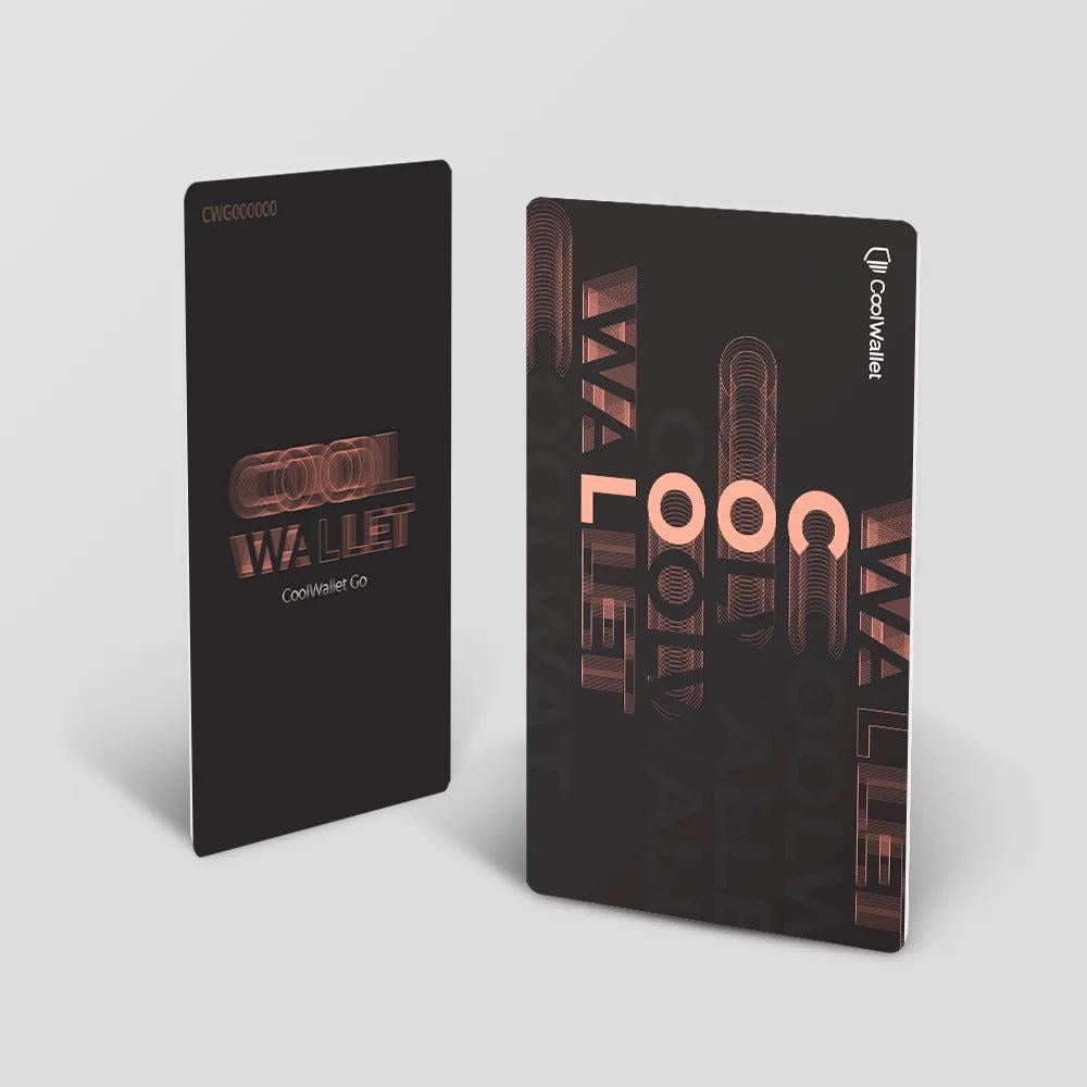 Набор карточек-кошельков для криптовалют CoolWallet Go 2 шт. Echo Pulse (CWGOEP)