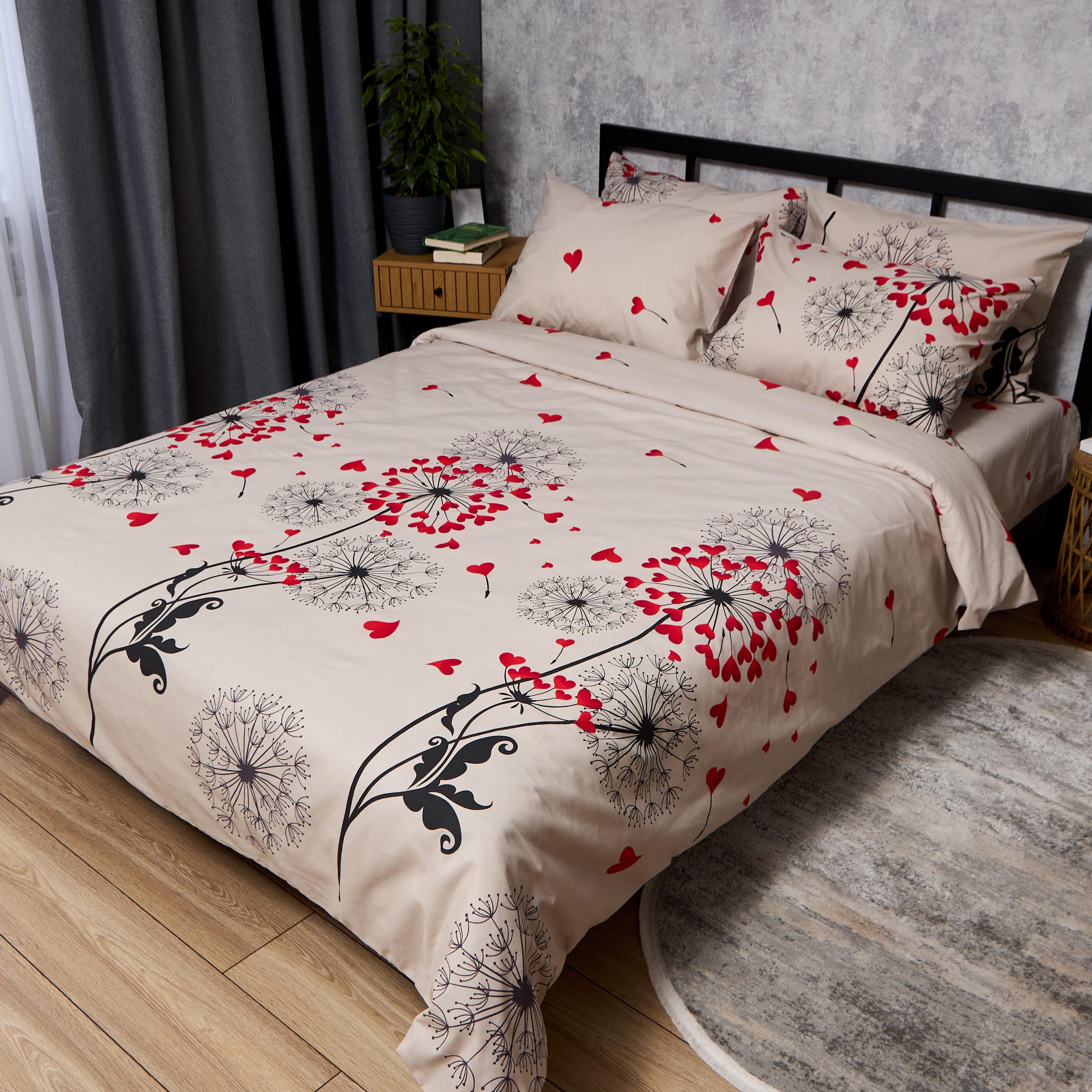 Комплект постільної білизни Moon&Star Бязь Gold Люкс Love Dandelion King Size 220x240 см (MS-820010957)