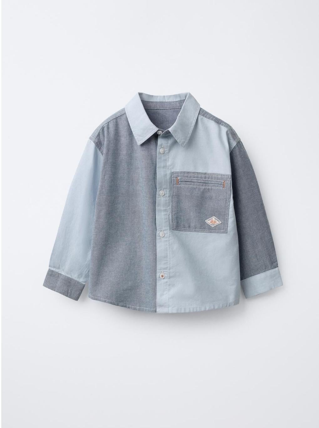 Сорочка дитяча для хлопчика Zara 86 см Блакитний (26021706A)